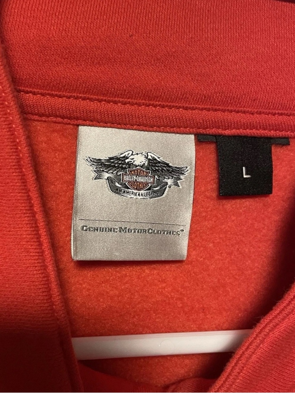 Harley Davidson Red Zip-Front Jacket - Picture 3 of 4